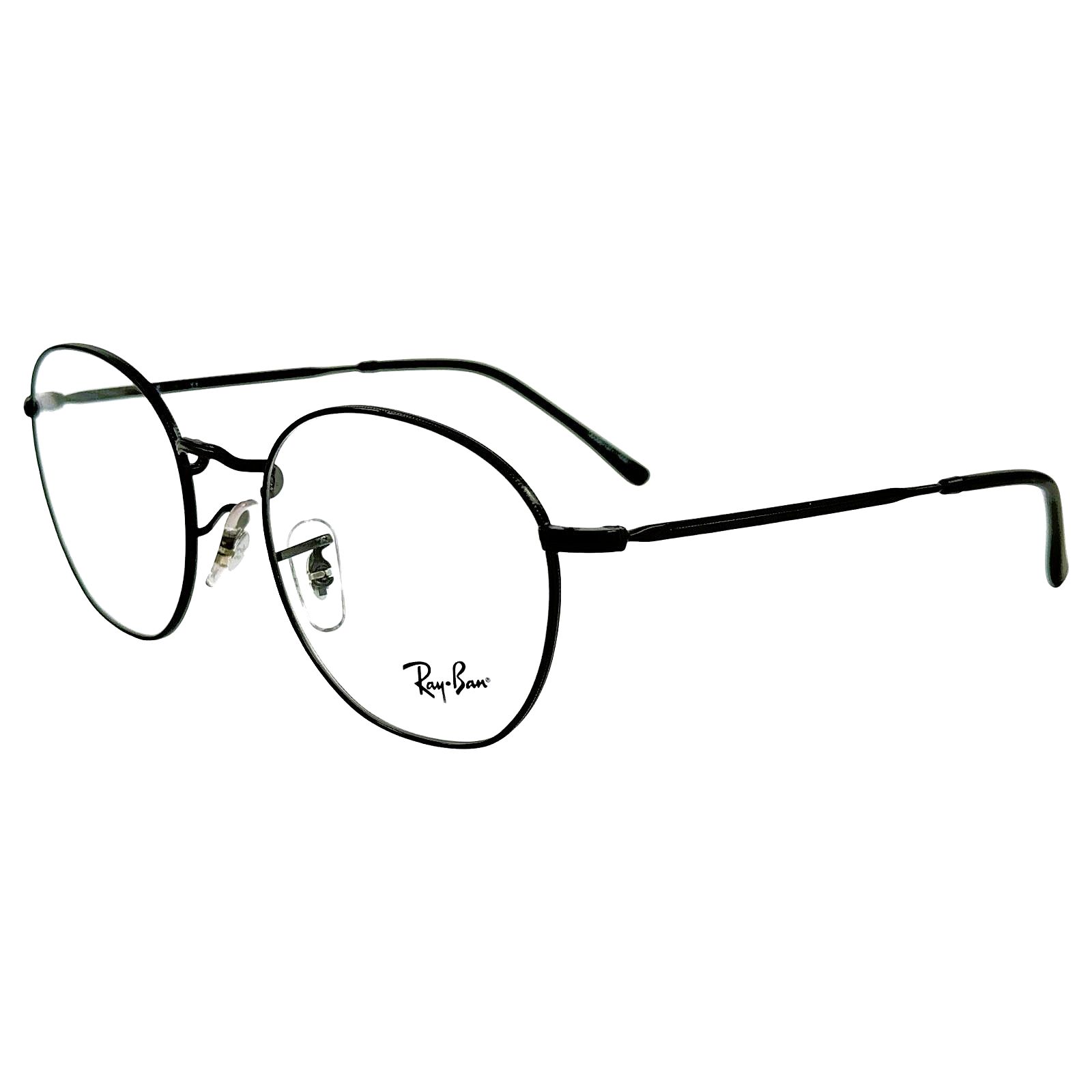 Ray Ban Rb6472 Rob Unisex Metal Eyeglass Frame 2509 Polished Black 52-20